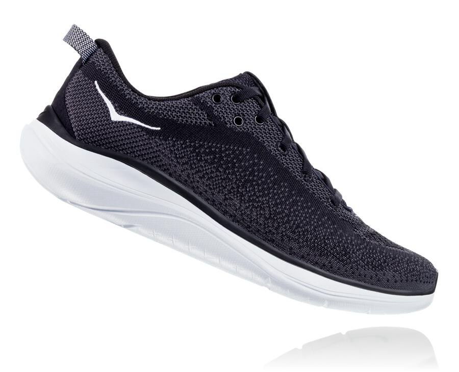 Hoka One One Koşu Ayakkabısı Erkek Siyah/Beyaz - Hupana Flow - HD5082671